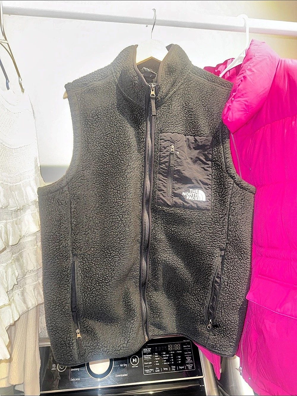 The North Face Black Fleece Vest Size Large